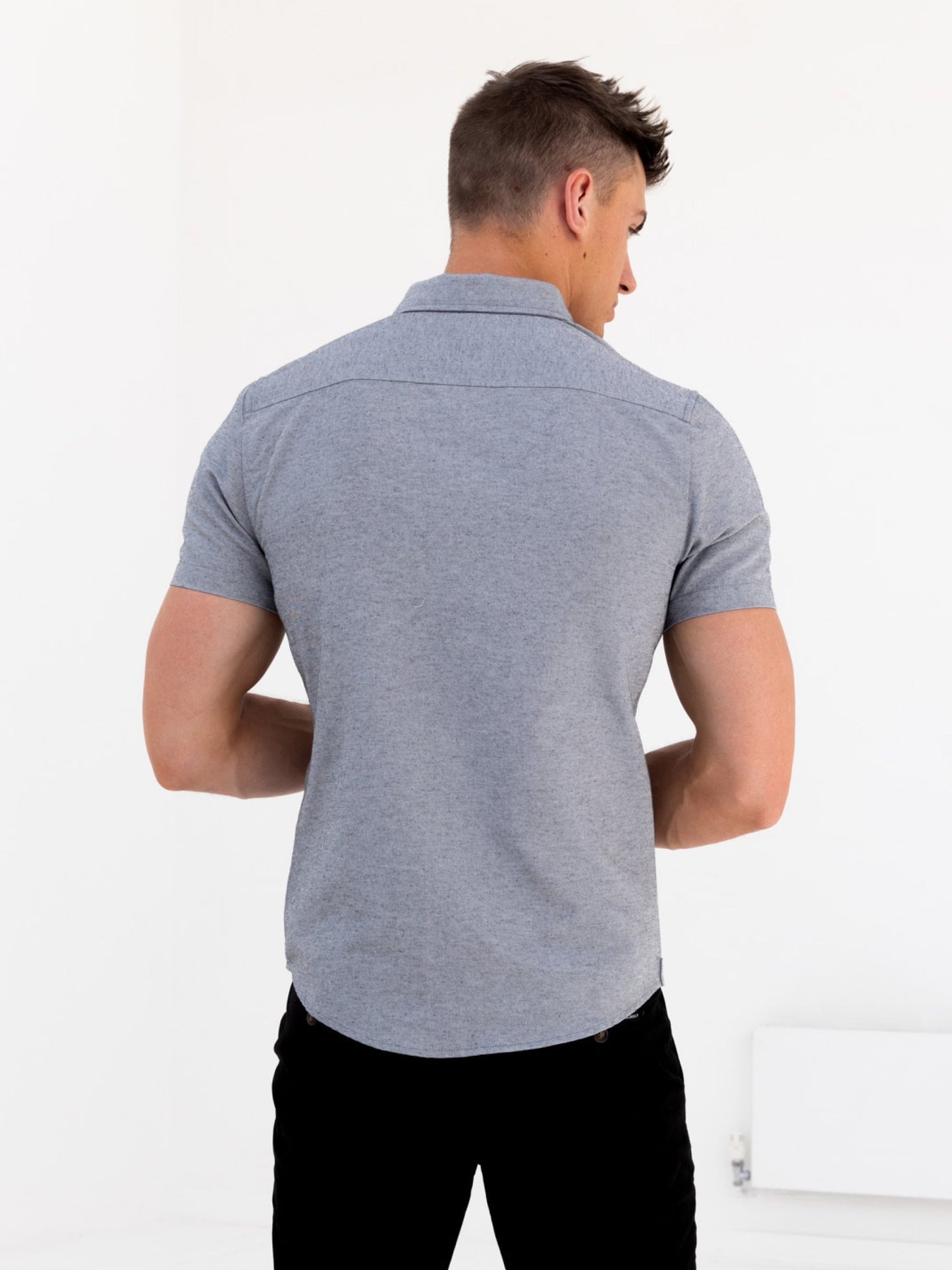 Dallas Short Sleeve Shirt - Grey